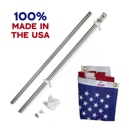 6ft All-American Flag Pole Kit