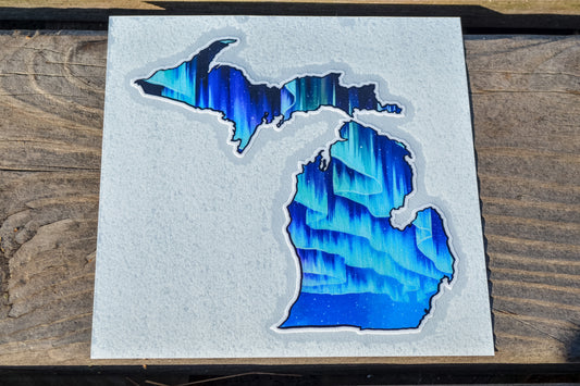 MI Northern Lights Sticker - Large