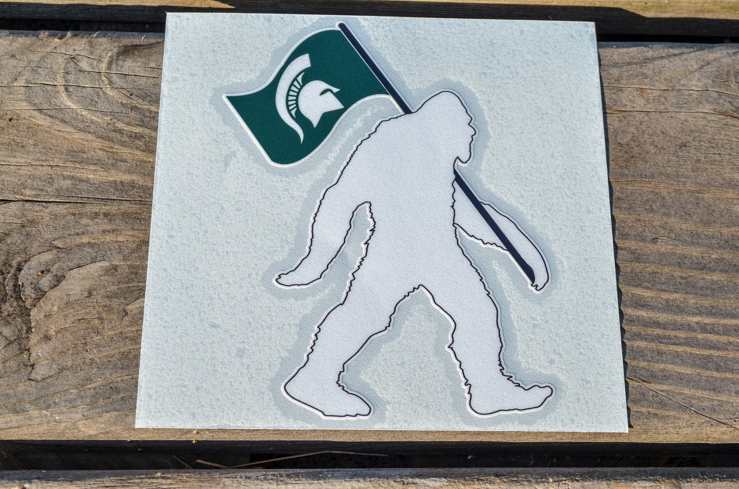 MSU Big Foot Sticker - Large