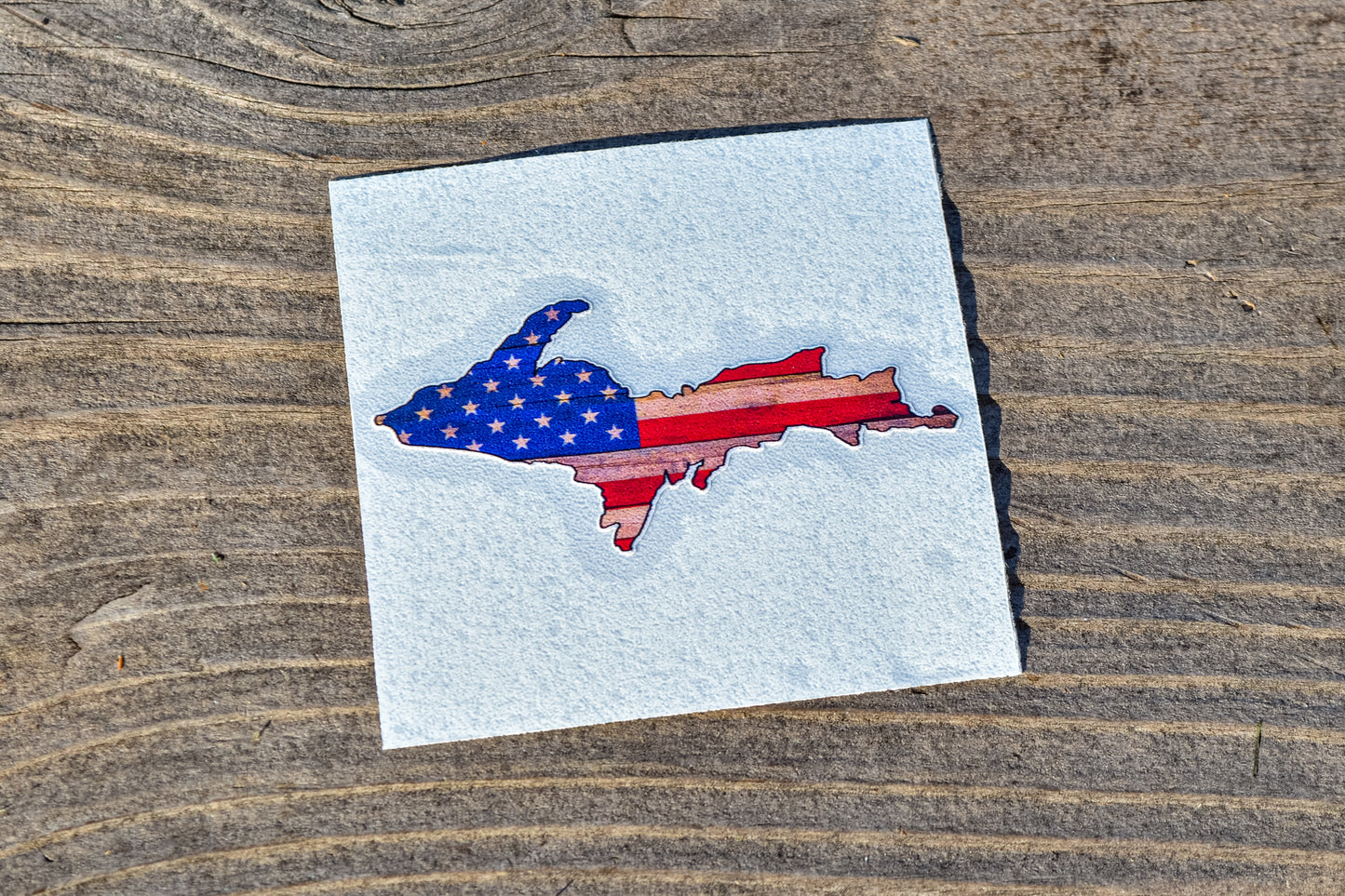 UP USA Flag Sticker - Small